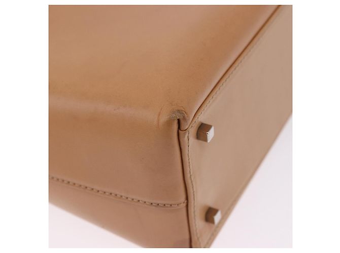 Borsa Salvatore Ferragamo Gancini in pelle 2way Marrone Argento Auth BA15725 - vista 17