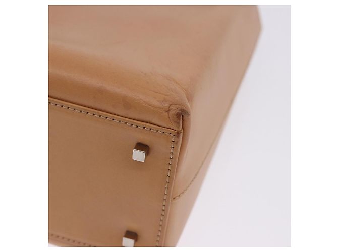 Borsa Salvatore Ferragamo Gancini in pelle 2way Marrone Argento Auth BA15725 - vista 18