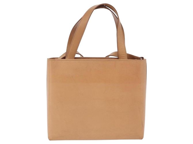 Borsa Salvatore Ferragamo Gancini in pelle 2way Marrone Argento Auth BA15725 - vista 2
