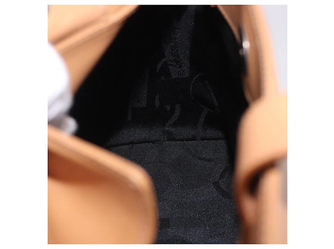 Borsa Salvatore Ferragamo Gancini in pelle 2way Marrone Argento Auth BA15725 - vista 22