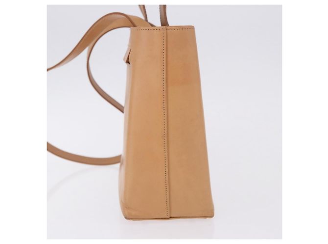 Borsa Salvatore Ferragamo Gancini in pelle 2way Marrone Argento Auth BA15725 - vista 4