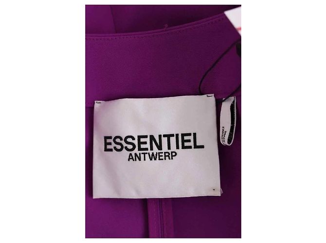 Blazer violeta de viscosa Essentiel Antwerp Púrpura - vista 5
