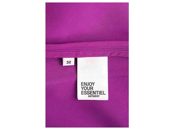 Blazer violeta de viscosa Essentiel Antwerp Púrpura - vista 6