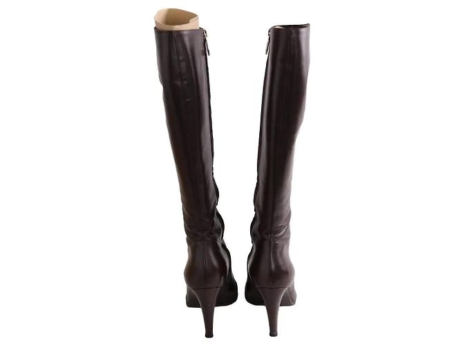 Sergio Rossi Lederstiefel braun - Ansicht 2