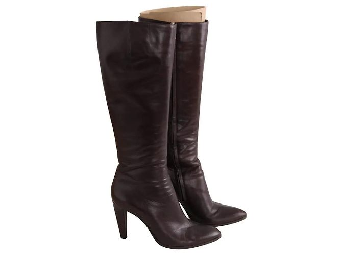 Sergio Rossi Lederstiefel braun - Ansicht 3