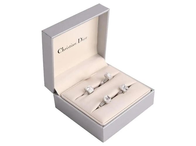 Autre Marque Dior Ring-Set Silber Metall - Ansicht 2