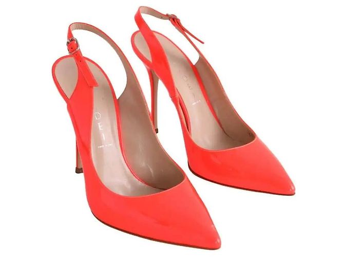 Décolleté Casadei in pelle rosa - vista 3
