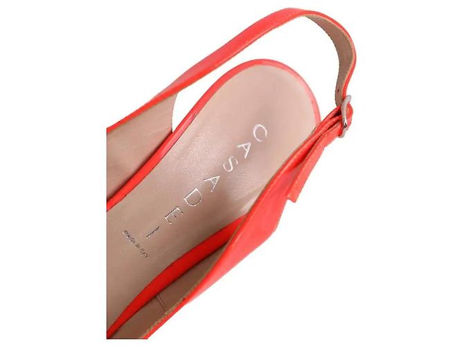 Décolleté Casadei in pelle rosa - vista 4