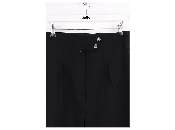 Chanel Hose aus Wolle schwarz - Ansicht 2