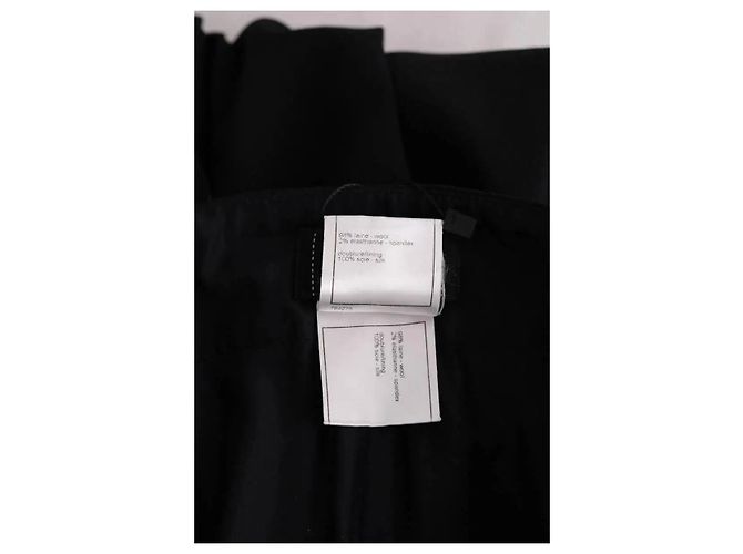 Chanel Hose aus Wolle schwarz - Ansicht 6