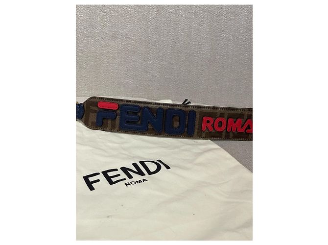 Fendi Taschenriemen NEU Braun - Ansicht 7