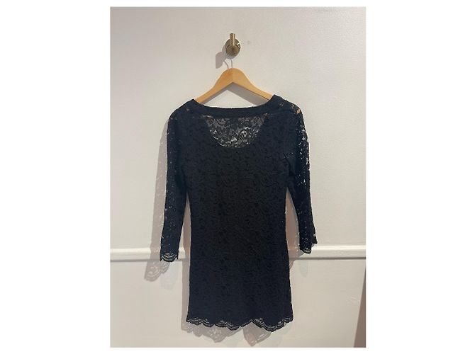Diane Von Furstenberg Kleid schwarz T.2 - Ansicht 2