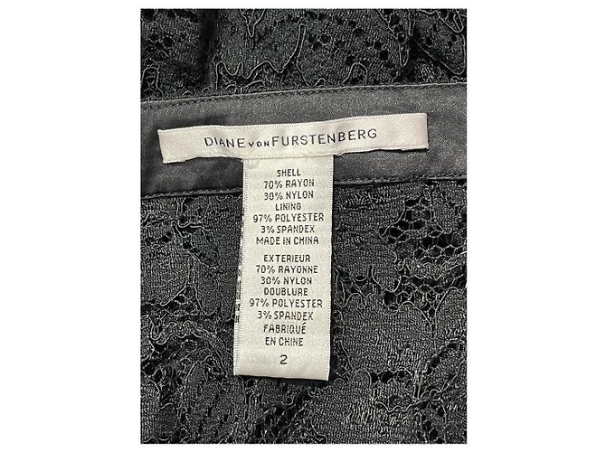 Diane Von Furstenberg Kleid schwarz T.2 - Ansicht 4