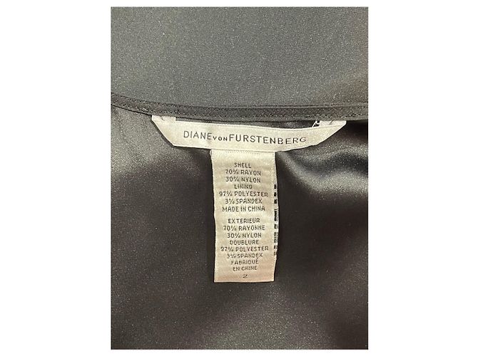 Diane Von Furstenberg Kleid schwarz T.2 - Ansicht 7