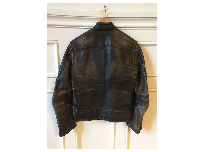 Casaco de couro Marc Jacobs T.44 Preto - vista 2
