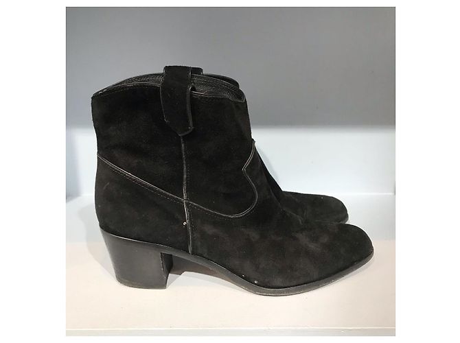 Gianvito Rossi Boots schwarz T.39,5 - Ansicht 2