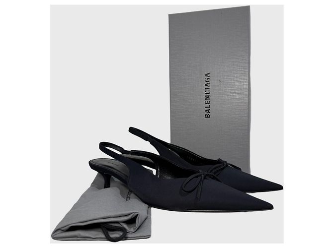 Mules Balenciaga Knife nere T.40 Nero - vista 9