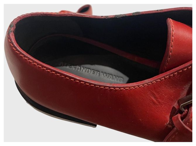 Derbies Alexander Wang rouge T.36 Red - view 8