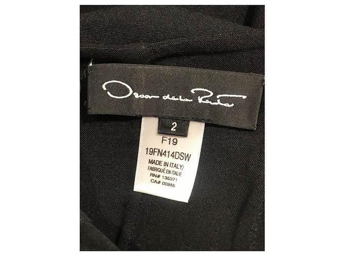 Falda Oscar de la Renta negra T.34 Negro - vista 3