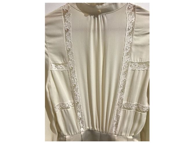 Vestido Dice Kayek écrue T.40 Beige - vista 5