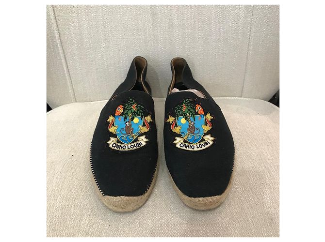 Espadrilles Christian Louboutin T.40 Blu - vista 3