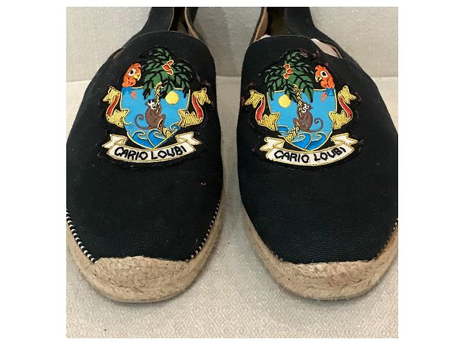 Espadrilles Christian Louboutin T.40 Blu - vista 4