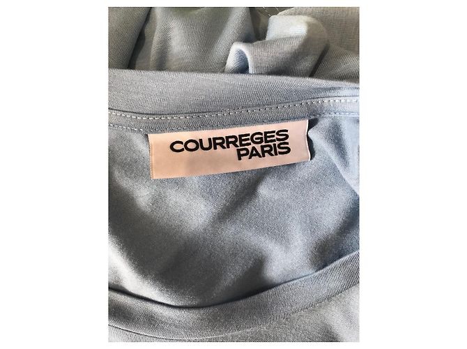 Courreges Camiseta Courrèges azul T.L NUEVA - vista 4