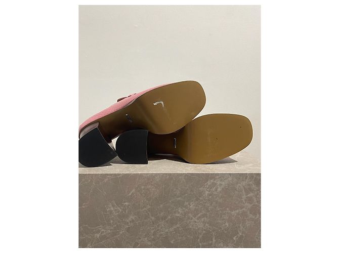 Mocassini Gucci rosa T.41 NUOVI - vista 6