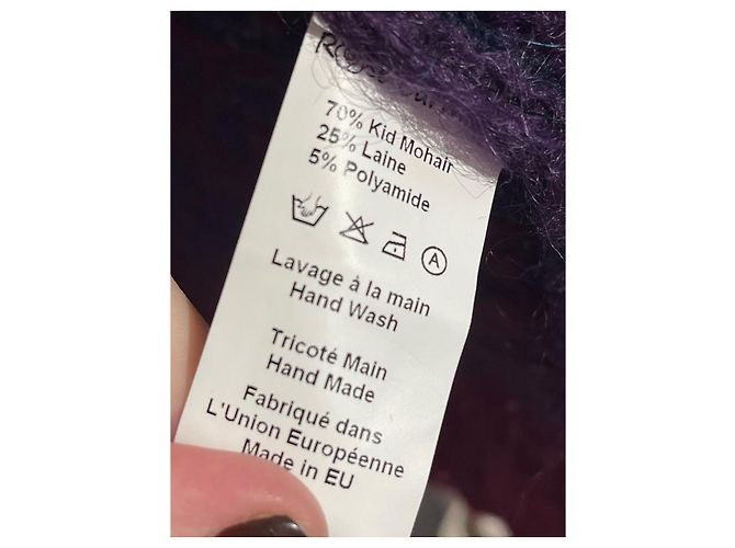 Autre Marque Weste Rose Carmine violet T.U. Lila - Ansicht 5