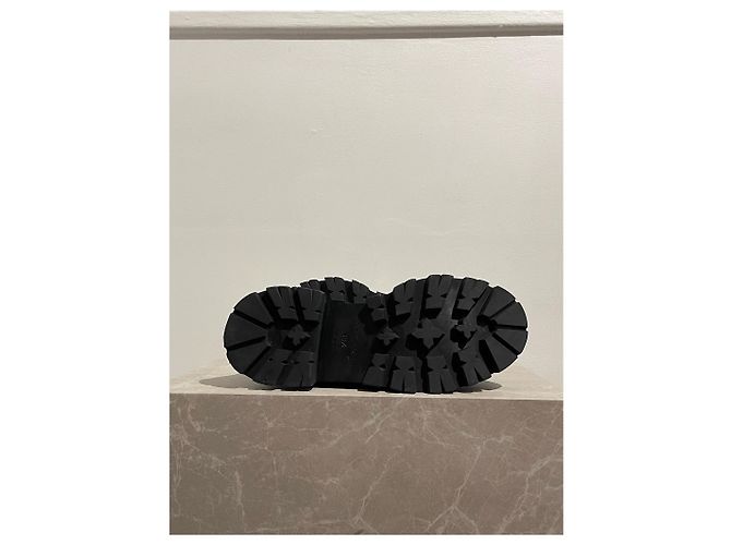 Alexander McQueen Derby Schuhe schwarz T.38.5 - Ansicht 6