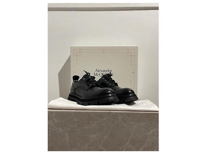 Alexander McQueen Derby Schuhe schwarz T.38.5 - Ansicht 7