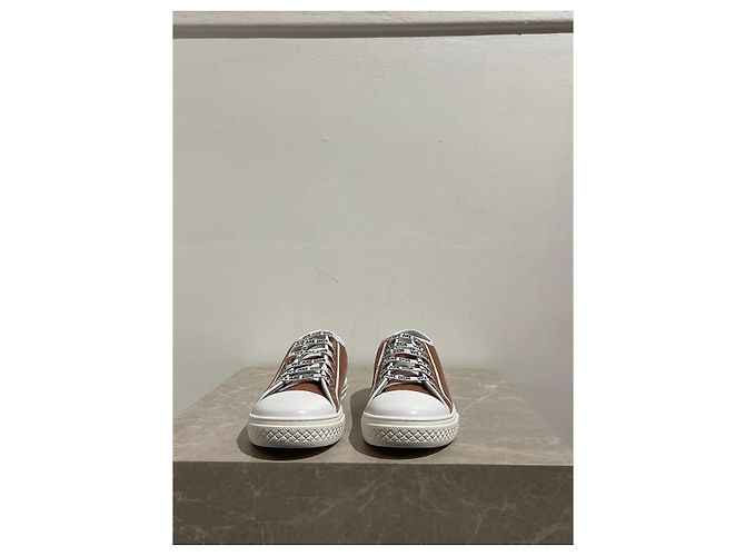 Autre Marque Dior Kids Sneaker aus rosa Samt Größe 34 Pink - Ansicht 3