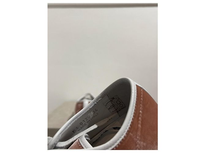 Autre Marque Dior Kids Sneaker aus rosa Samt Größe 34 Pink - Ansicht 6