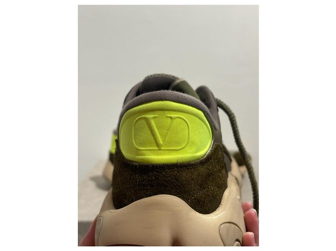 Valentino Garavani Sneakers Valentino kaki T.46 IT Cachi - vista 6