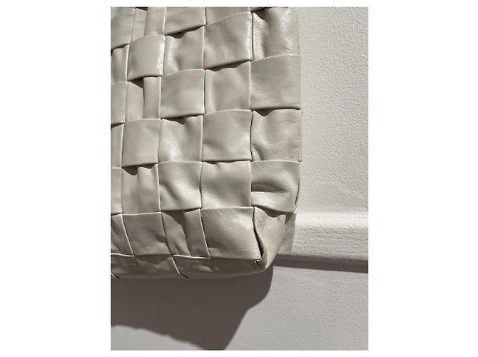 Borsa Bottega Veneta Tote bianca Bianco - vista 8