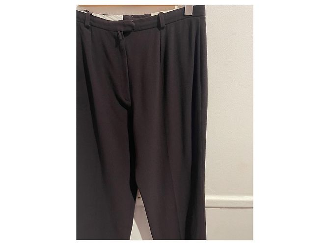 Pantalones Christian Dior marrón T.42 Castaño - vista 2