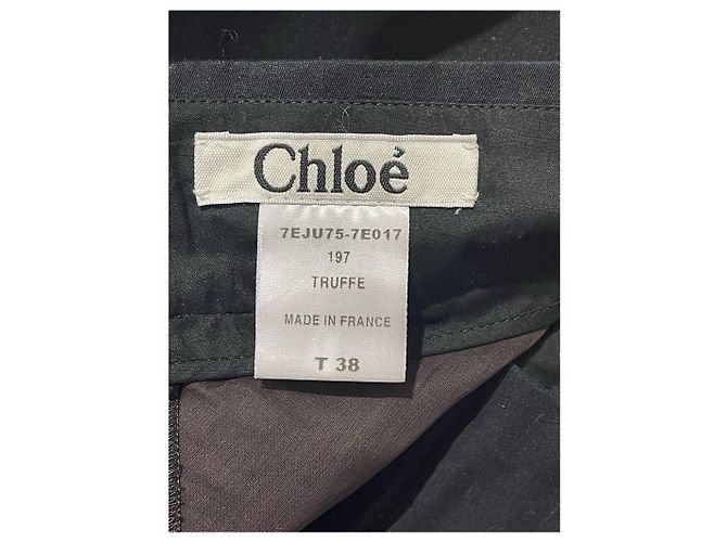 Falda Chloé negra T.38 Negro - vista 4