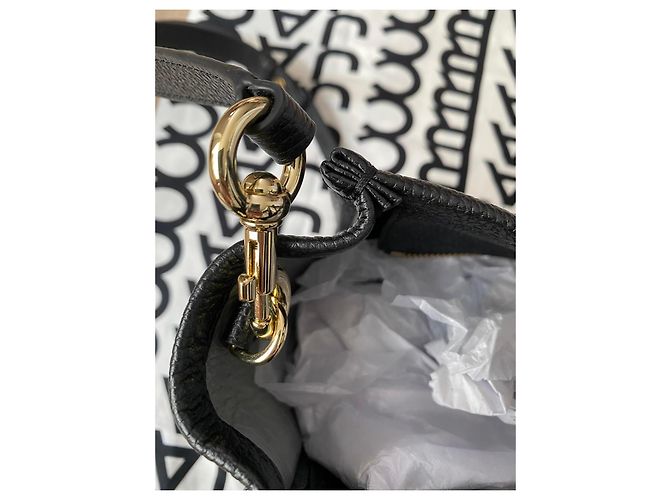 Borsa Marc Jacobs The Tote Bag Mini in pelle nera Nero - vista 5