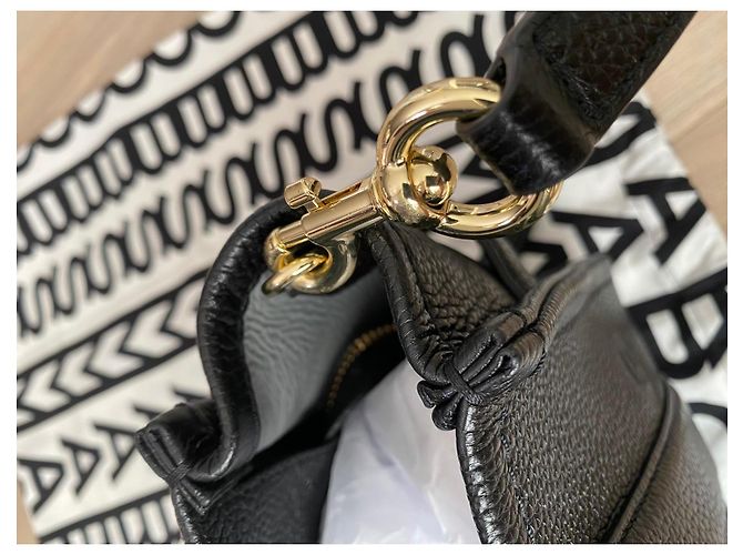 Borsa Marc Jacobs The Tote Bag Mini in pelle nera Nero - vista 6