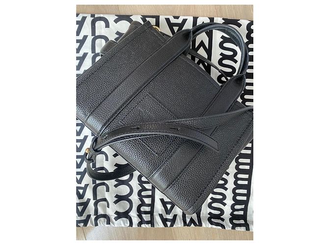 Borsa Marc Jacobs The Tote Bag Mini in pelle nera Nero - vista 8