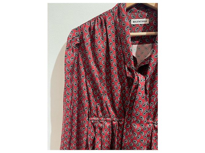 Balenciaga Kleid bordeaux T.40 - Ansicht 4