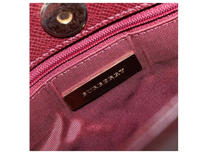 Borsa a tracolla BURBERRY Nova Check Canvas Beige Gold Auth am12612V D'oro - vista 19