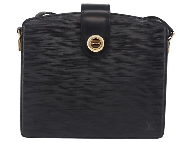 LOUIS VUITTON Epi Capuchin Schultertasche Schwarz M52342 LV Auth 202821 - Ansicht 13