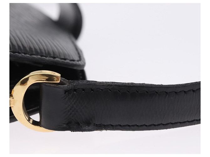 LOUIS VUITTON Epi Capuchin Schultertasche Schwarz M52342 LV Auth 202821 - Ansicht 17