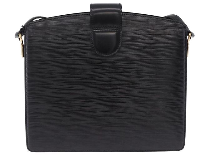 LOUIS VUITTON Epi Capuchin Schultertasche Schwarz M52342 LV Auth 202821 - Ansicht 2