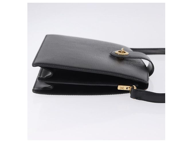 LOUIS VUITTON Epi Capuchin Schultertasche Schwarz M52342 LV Auth 202821 - Ansicht 3