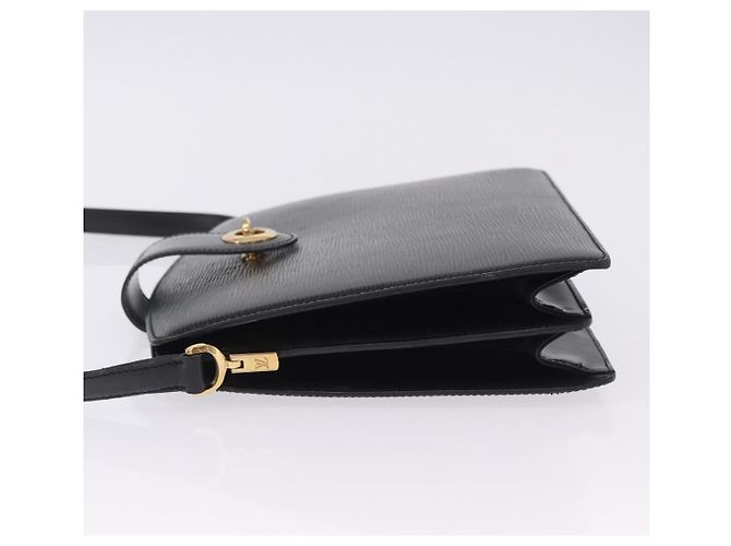 LOUIS VUITTON Epi Capuchin Schultertasche Schwarz M52342 LV Auth 202821 - Ansicht 4