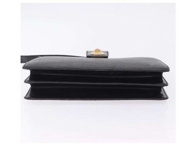 LOUIS VUITTON Epi Capuchin Schultertasche Schwarz M52342 LV Auth 202821 - Ansicht 6
