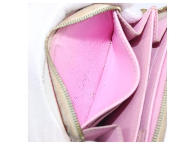 LOUIS VUITTON Monogram Multicolor Zippy Coin Purse White M93741 LV Auth 201382 Bianco - vista 19