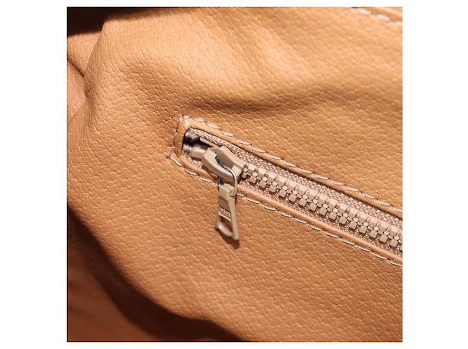 Céline CELINE Macadam Canvas Mini Boston Bag PVC Leather Brown Gold Auth ki6818 Castaño Dorado - vista 25